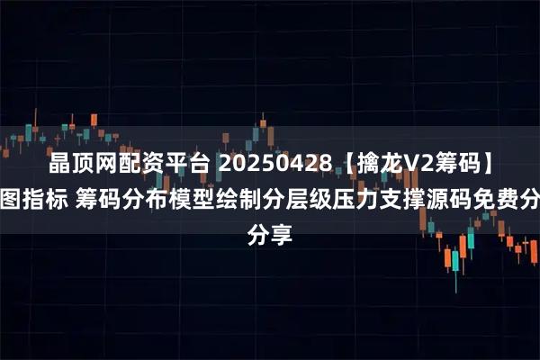晶顶网配资平台 20250428【擒龙V2筹码】副图指标 筹码分布模型绘制分层级压力支撑源码免费分享