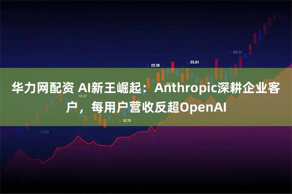 华力网配资 AI新王崛起:Anthropic深耕企业客户,每用户营收反超OpenAI